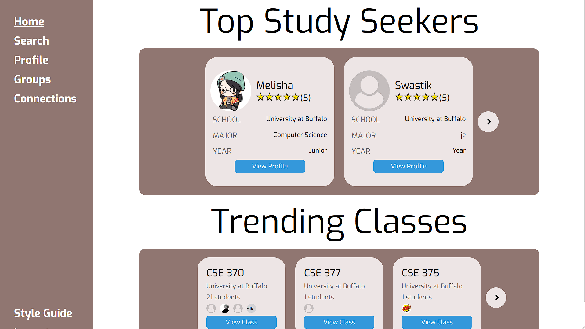 Study Seeker - Study Groups